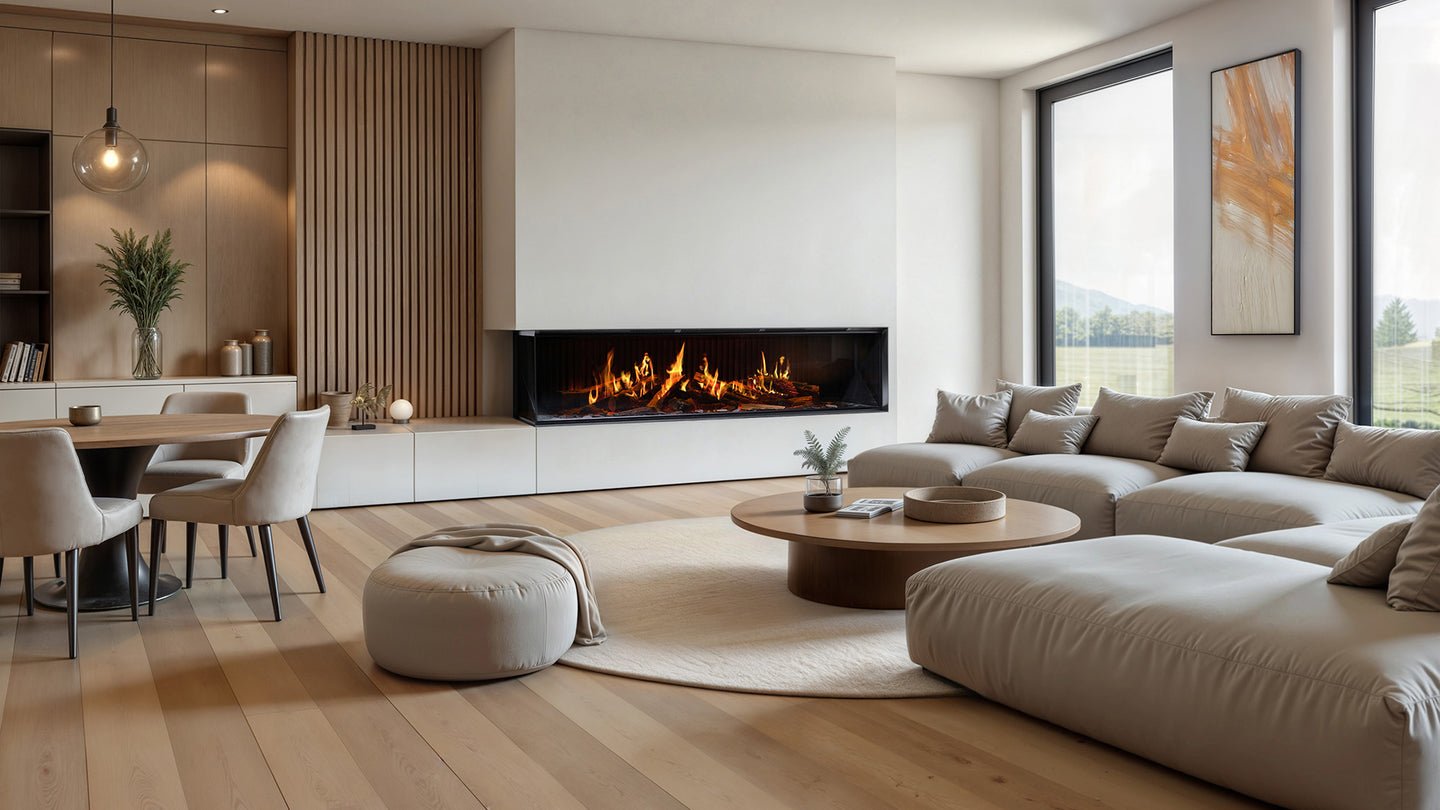 Rinnai-EL-1800-Corner-Installation-Mid-Height Rinnai EL1800 3kW Electric Fireplace - Image 1
